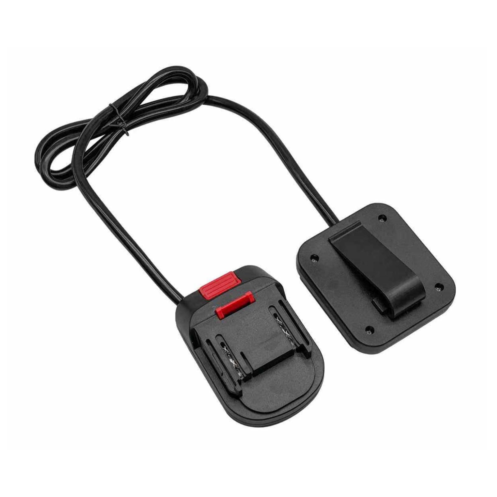 Ergonomic Battery Disconnect Tool for Industrial Maintenance Workshop Use with Waist Clip and Extended Power Cable Tool Battery Divider
