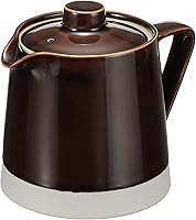 Vista 7 de Nishai Pottery - Tetera de cerámica de 4.1 x 4.5 in (4.1 x 4.5 in), color amarillo