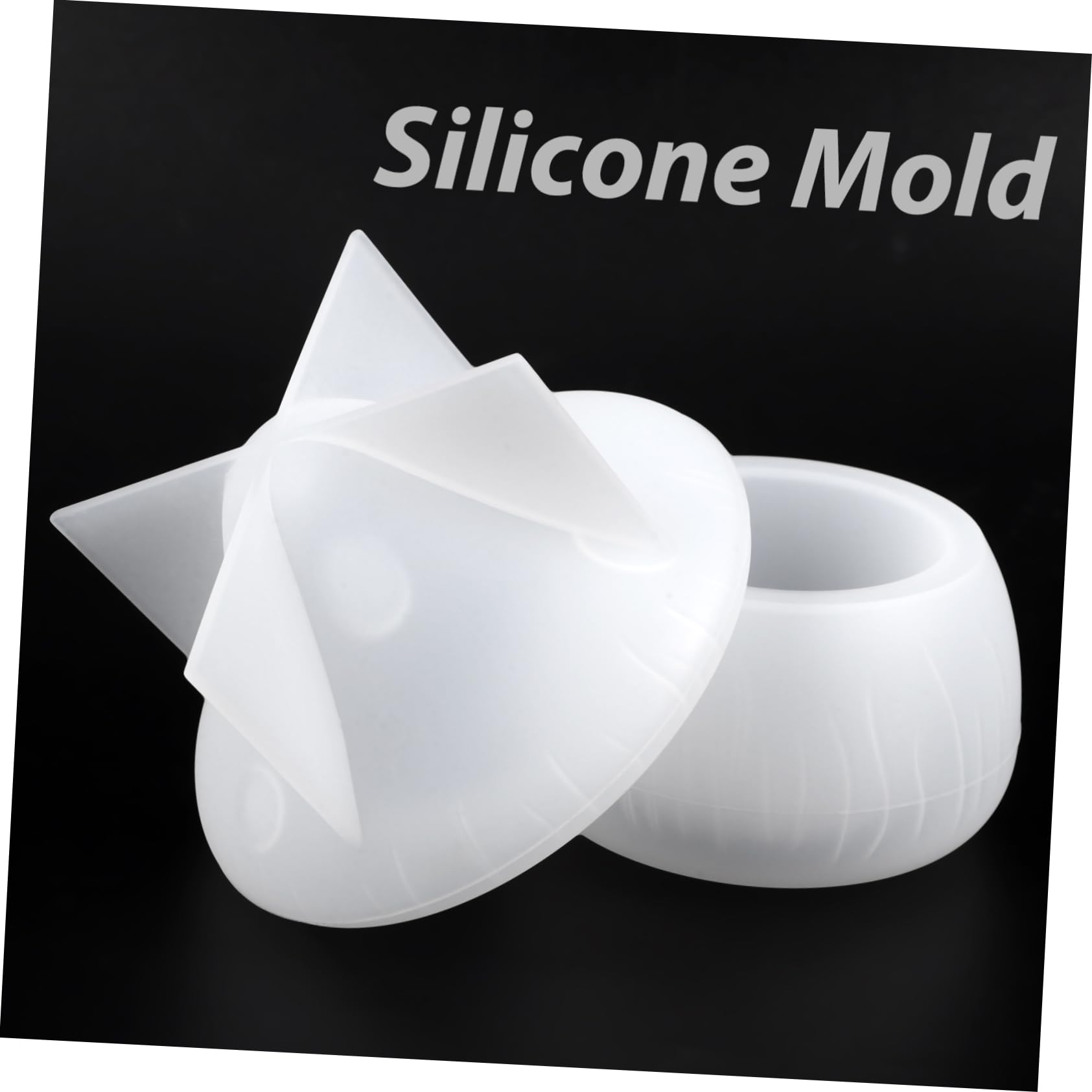 SHINEOFI 3pezzi Stampo Silicone Per Fungo Mold Per Creazione Di Barattoli Unici Stampo Silicone Per Fai Da Te Per Decorazioni e Regali Di Halloween Natale Compleanni e Altro