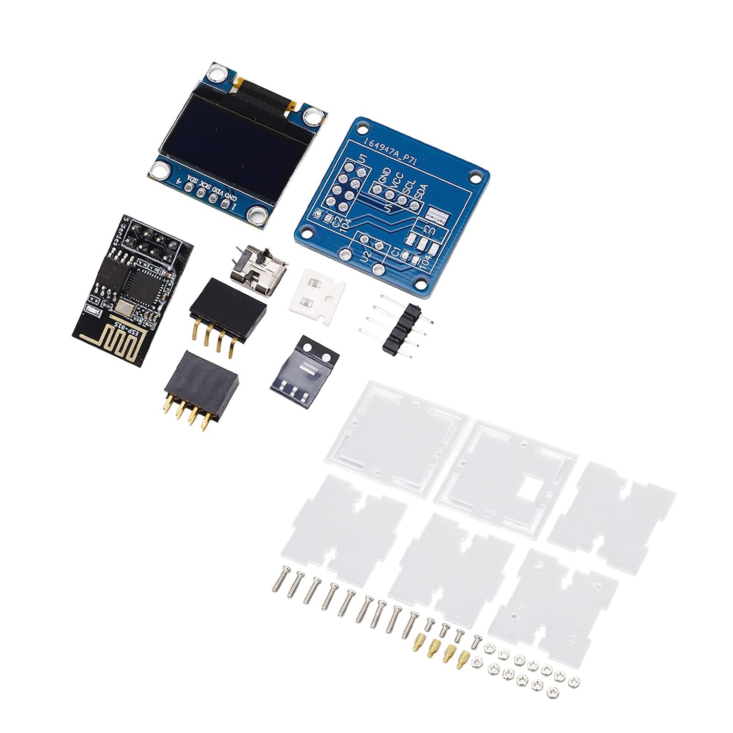 DIY Clock Kit Digital Display Electronic DIY Kit Clock DIY Automatic Timing Module Electronic Sodering Project USB Interface