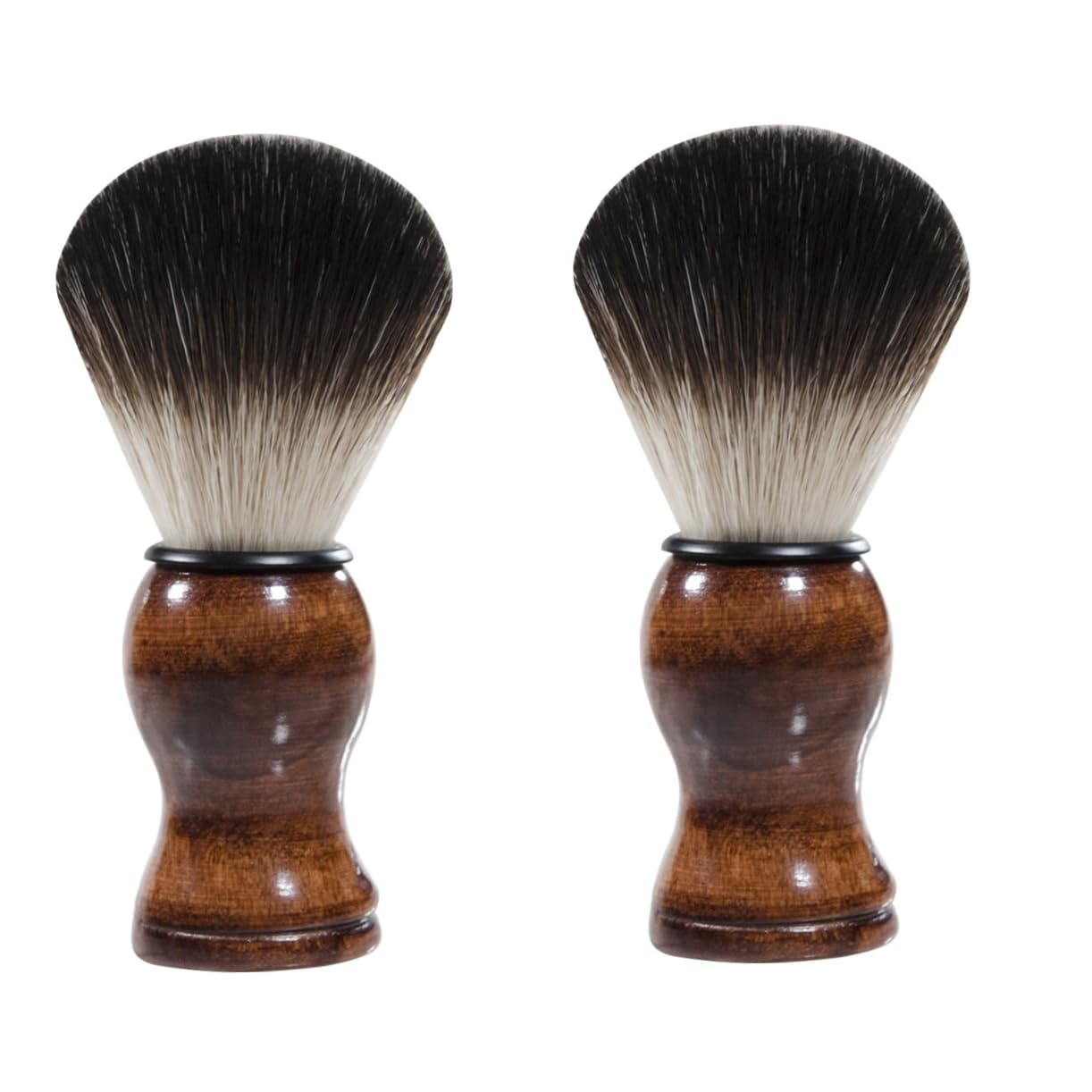 HAPINARY 2pcs Men's Beard Brush Kit Portable Beard Cleaning Brush Sink Styling Tool for Bearded Men Gentle on Skin