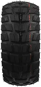 Pneu sem câmara de scooter elétrico de 25 cm 90/55-6 espesso para uso privado em terra, roda de substituição de borracha com tração aprimorada para Rou