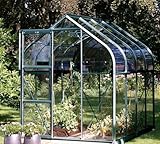 Vitavia Washington 5000 Greenhouse, 1.9 x 2.6 m, Green Aluminium Frame, Toughened Glass Vitavia Washington 5000 6ft 2' x 8ft 2' (1.9 x 2.6 m) Greenhouse Package