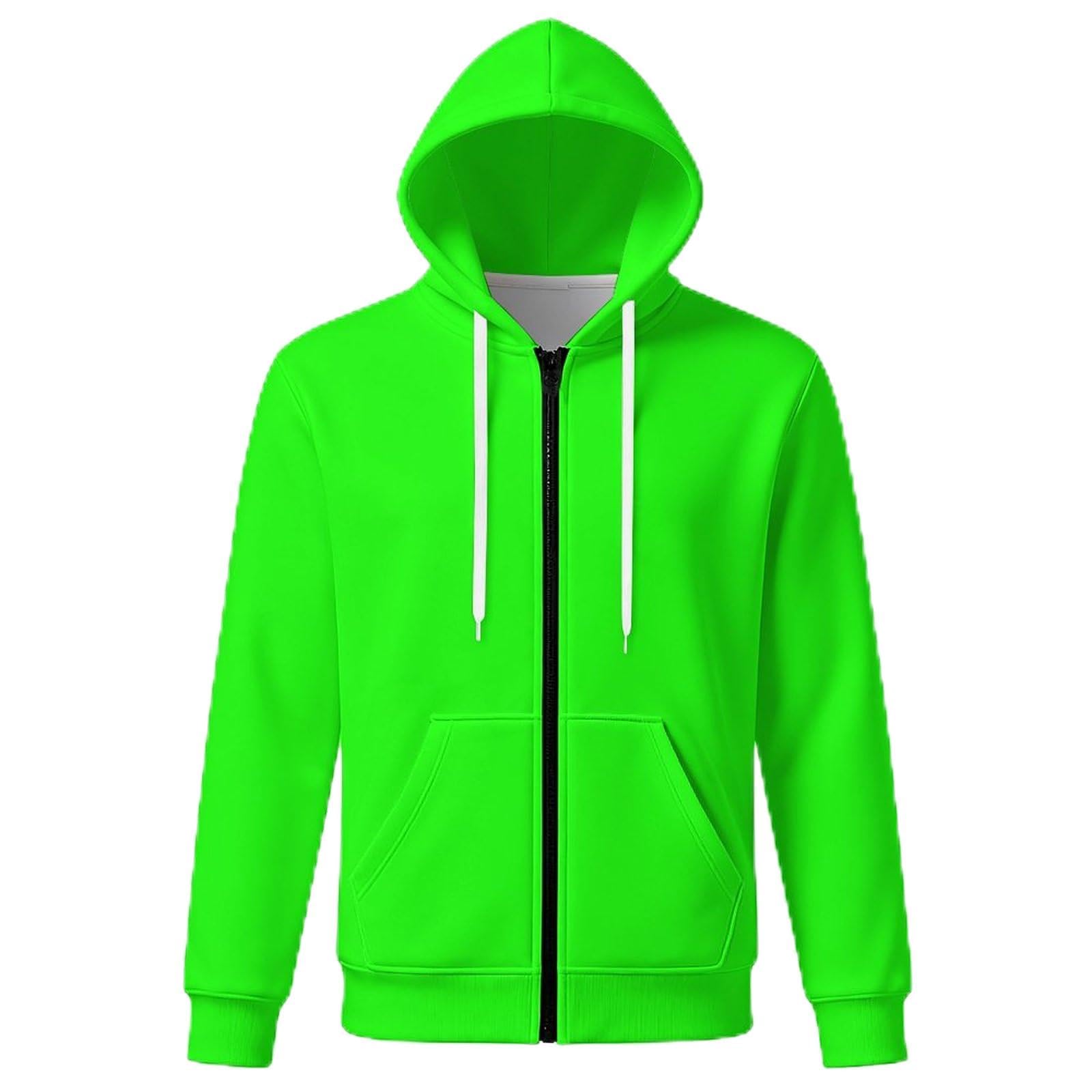 Zip Up Hoodies with Pocket for Man Women Sweatshirts for Fall Spring Streetwear Long Sleeve Tops