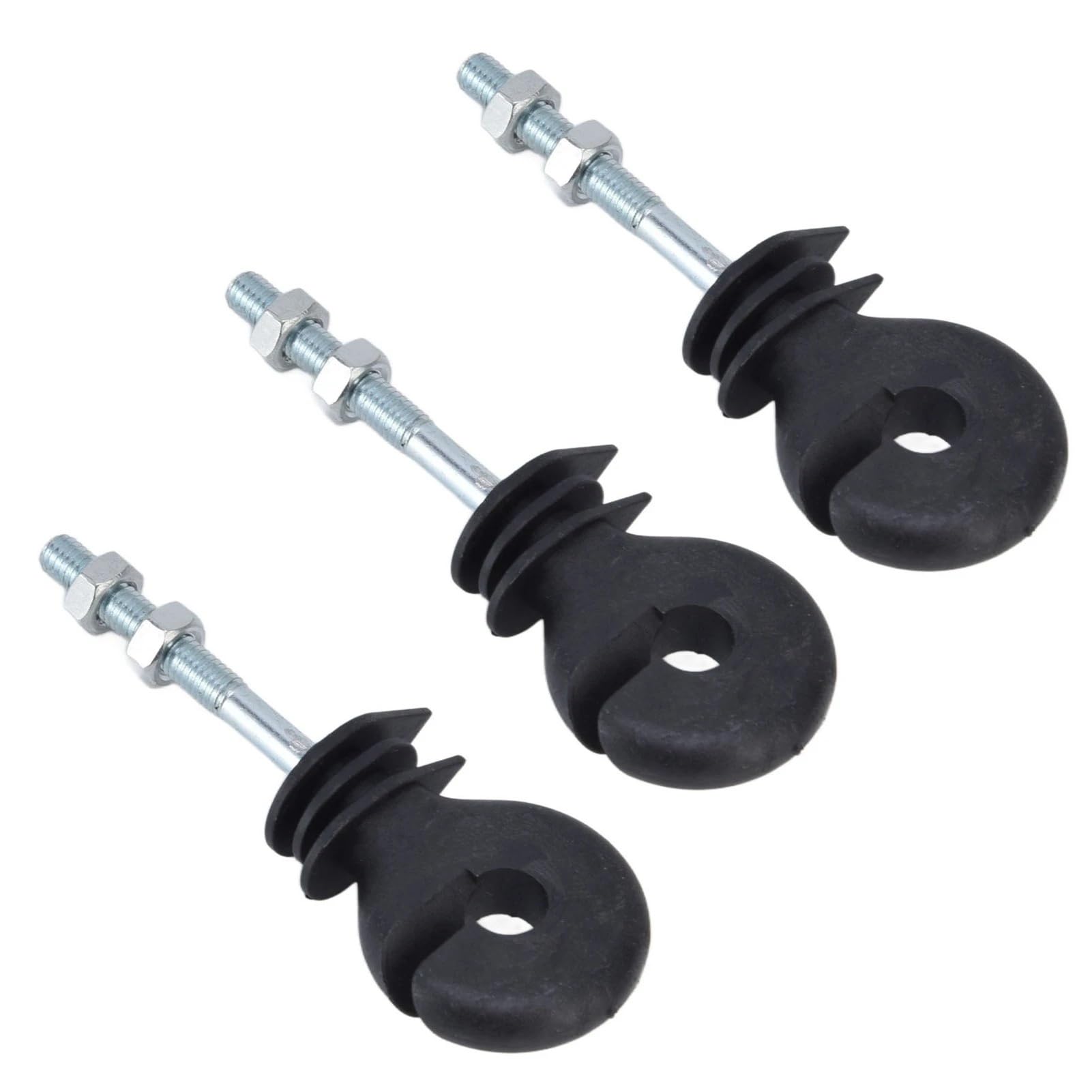 Isolatori Per Recinto Elettrico 50 pezzi M6 filettati for recinzione elettronica chiodi isolanti isolante elettrico vite for zootecnia