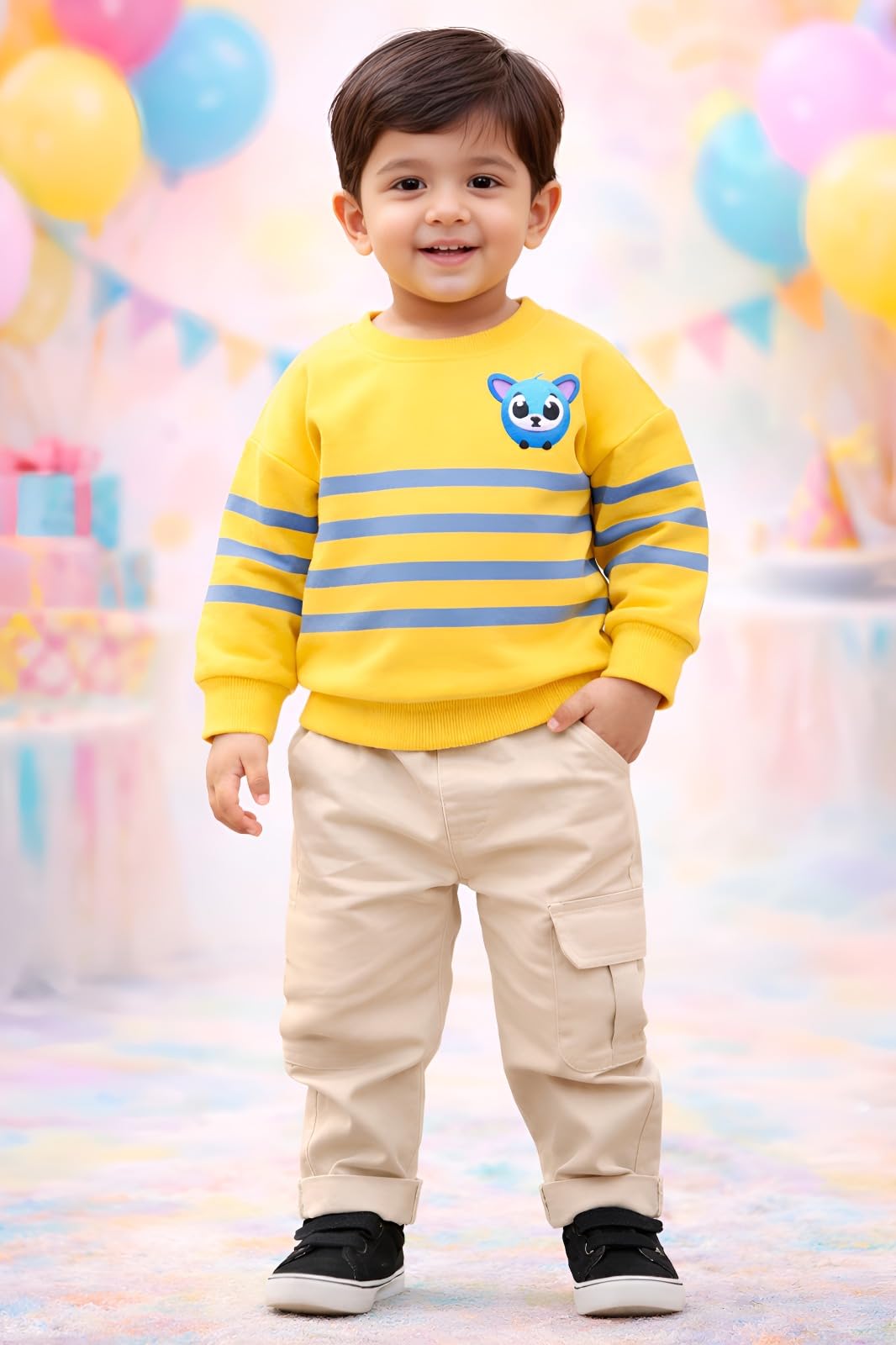 Sweatshirt and Pant Set | Kids Cotton Printed Casual Dress | Full Sleeves Sweatshirt Joggers Dress For Boys-image-21