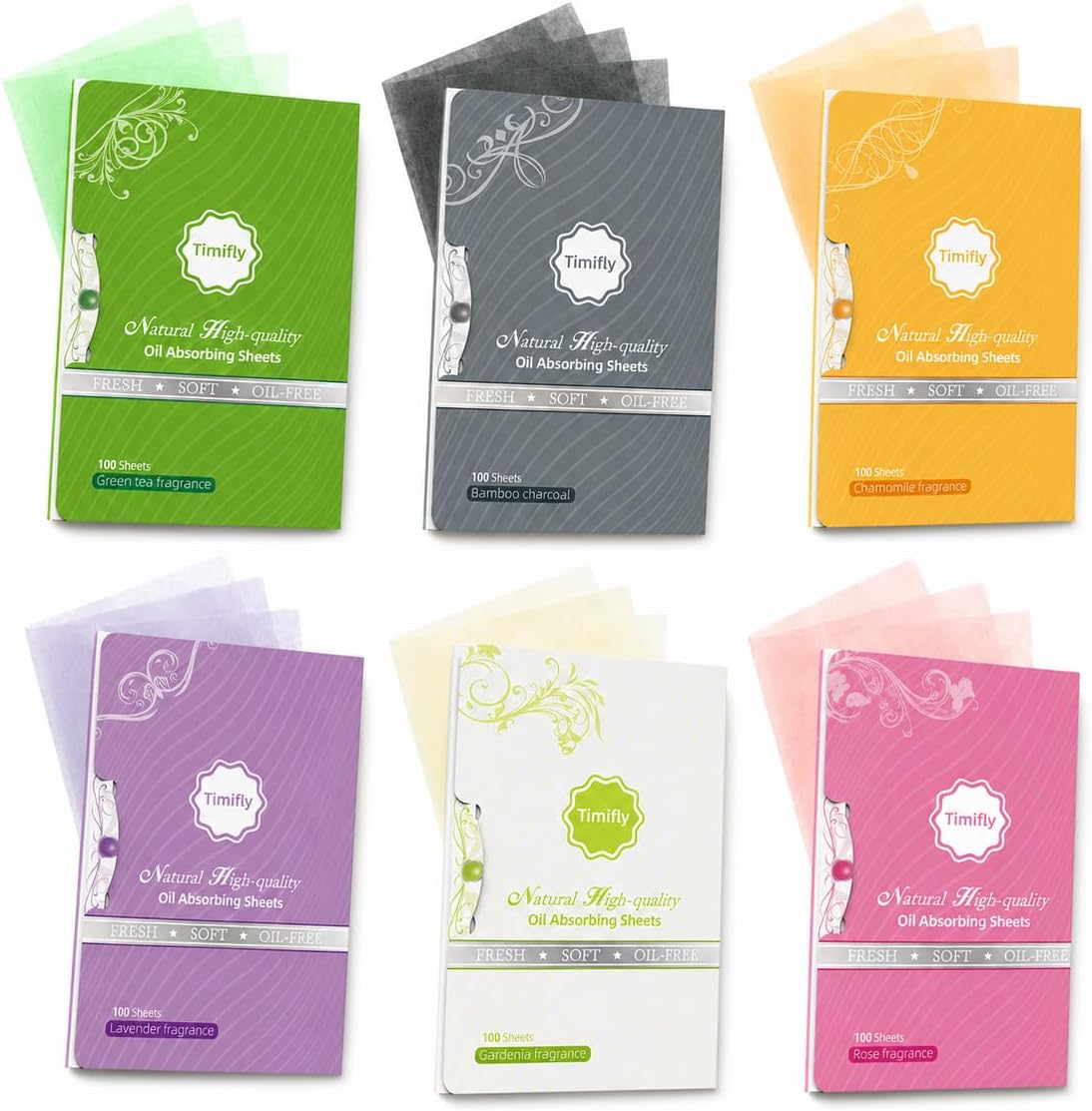 600 Count Oil Blotting Sheets for Face, Facial Oil Absorbing Sheets, Portable Oil Control Paper for Oily Skin, Makeup-Friendly Face Blotting Paper