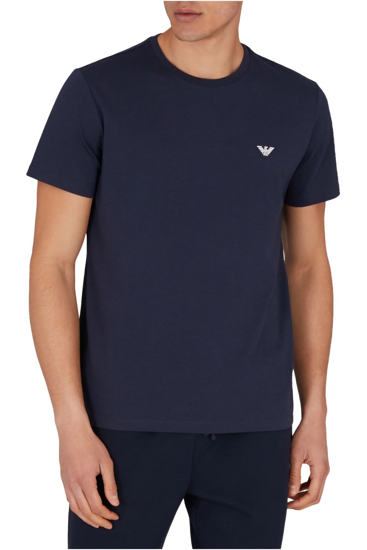 EMPORIO ARMANI Men's Round-Neck T-Shirt, Armani BLU, XXL
