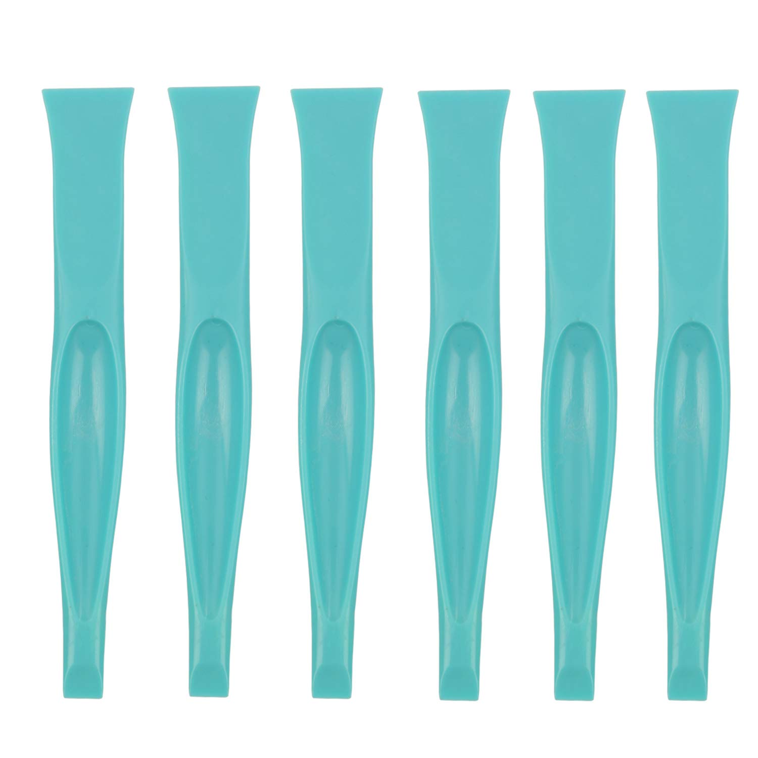 6 Pack Cleaning Scraper Tool Kitchen Plastic Scraper Multipurpose Stiff Grill Scraper Scratch Free Cleaning Tool Label Scraper Gum Scraper Bottle Opener Can Opener (6 PACK)