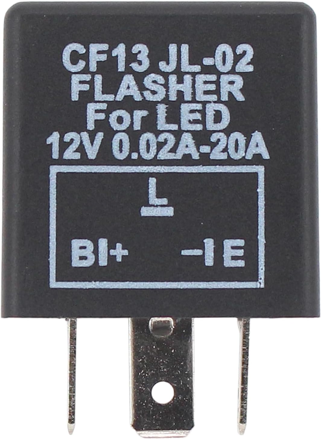 ApplianPar CF13 Electronic Flasher Relay 3-Pin for Car Vehicle LED Turn Signal Light Bulbs Hyper Blink Flash