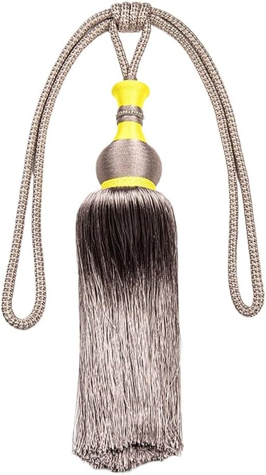 FMURY Tassel Wrapped with Silk Ball Curtains Hanging Ball Curtains Storage and Organization