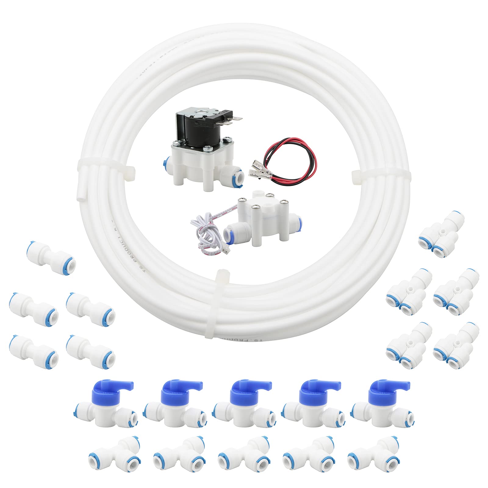 COLLEGAMENTO 20x18MM TUBO ACQUA REFRIGERATORE CONNETTORI TUBO - Foto 3