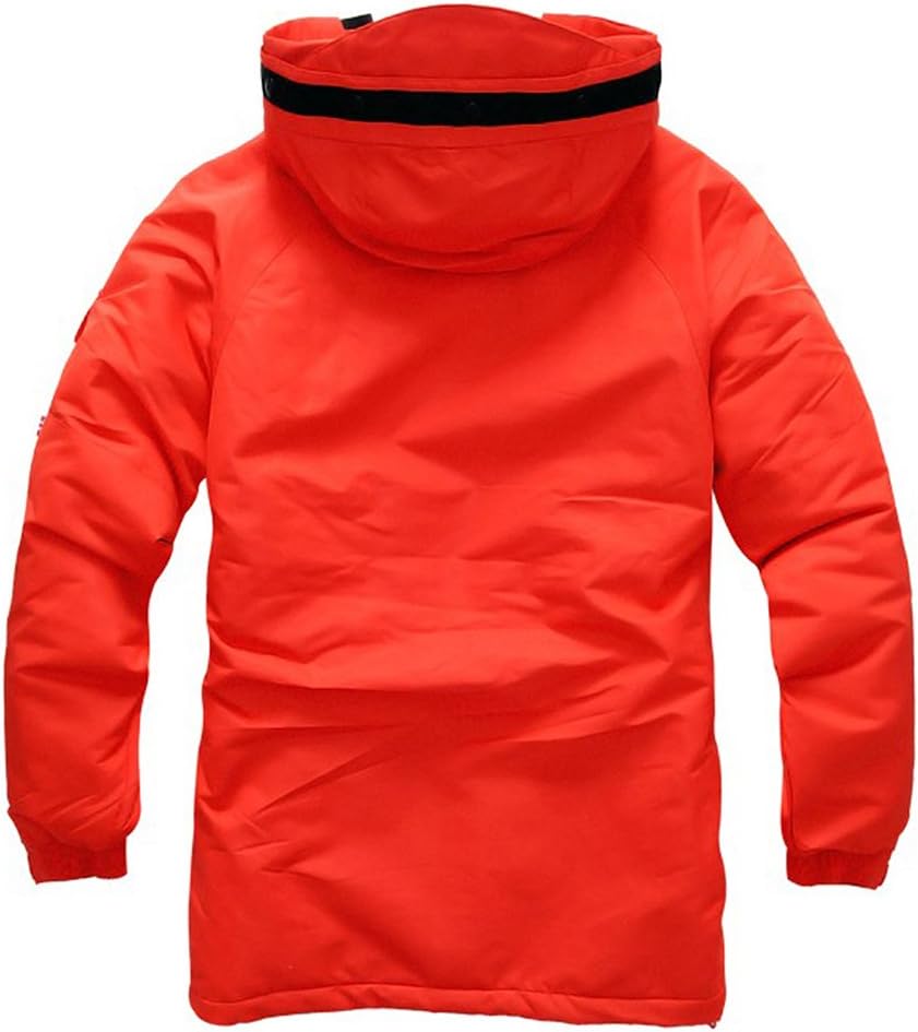 Mens Premium Waterproof Solid Ski Snowboard Board Wear Jacket Jumper Parka Navy Blue