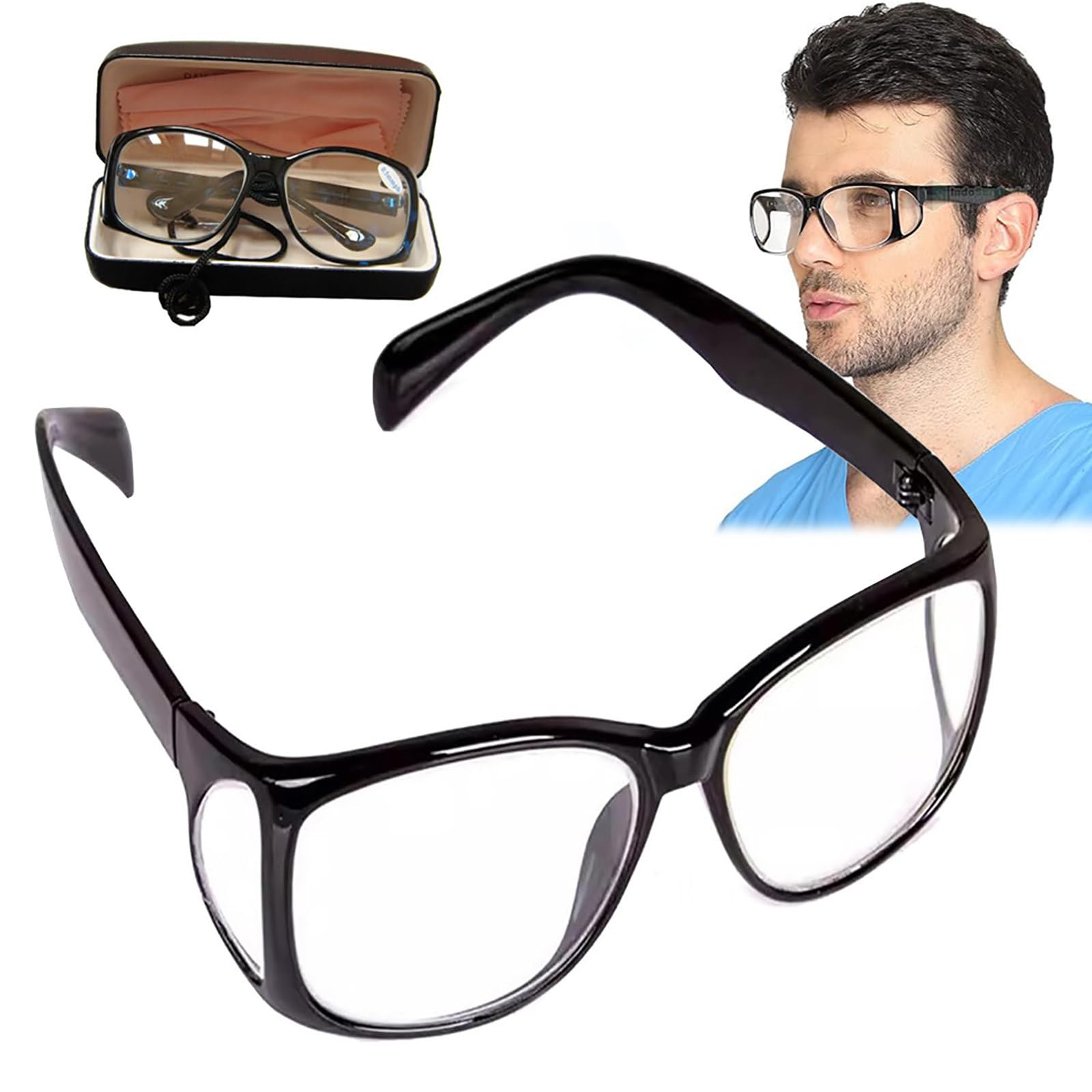 Lunettes de Protection Radiations Plomb 0,5/0,75 mm, Protection Latérale, Rayons X