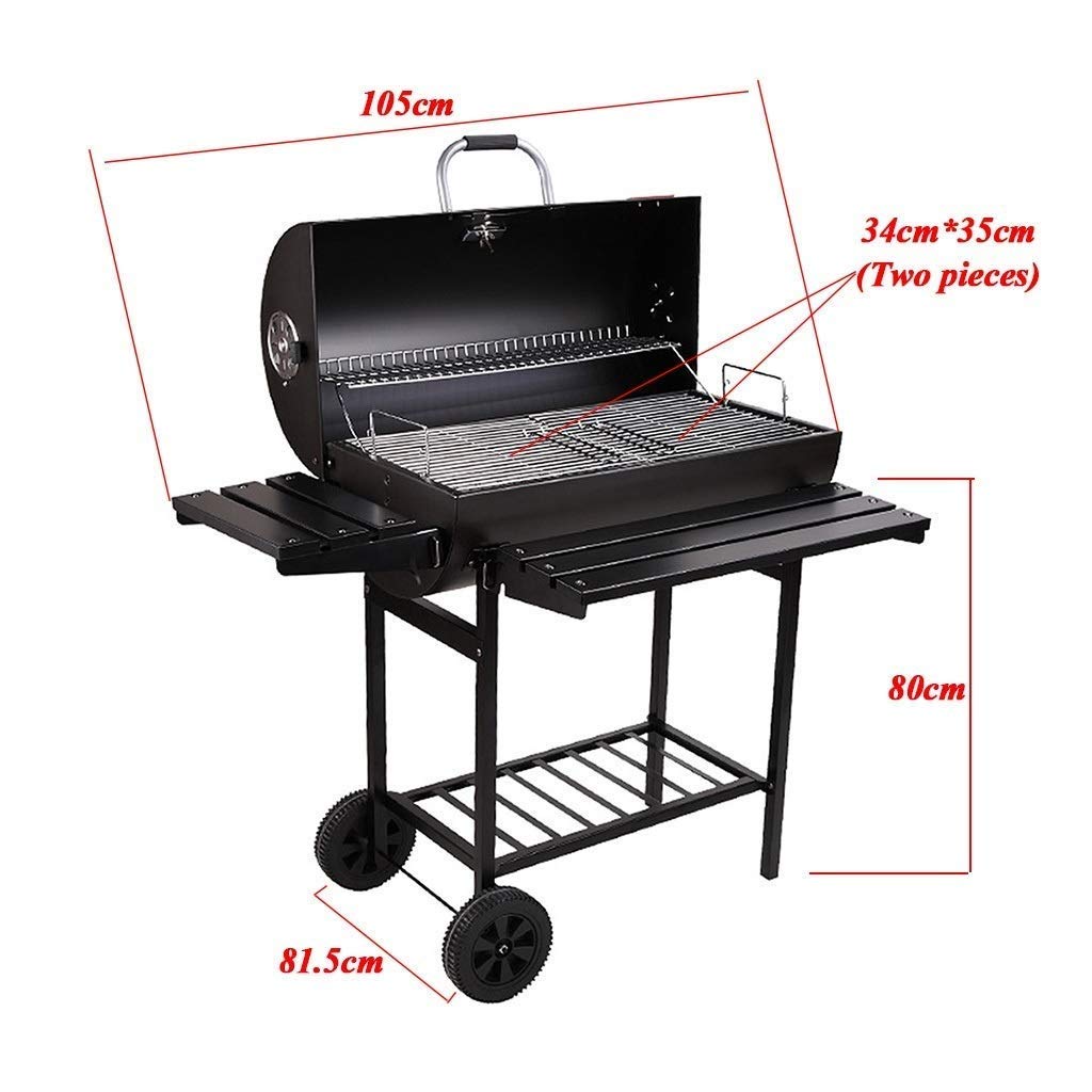 Barbacoa Parrilla Parrillas Barbacoa De Carbón Horno Doméstico Horno De Carbón Salvaje Portátil Barbacoa Ahumada Americana Parrilla Multifunción Patio Herramienta De Barbacoa Al Aire Libre (