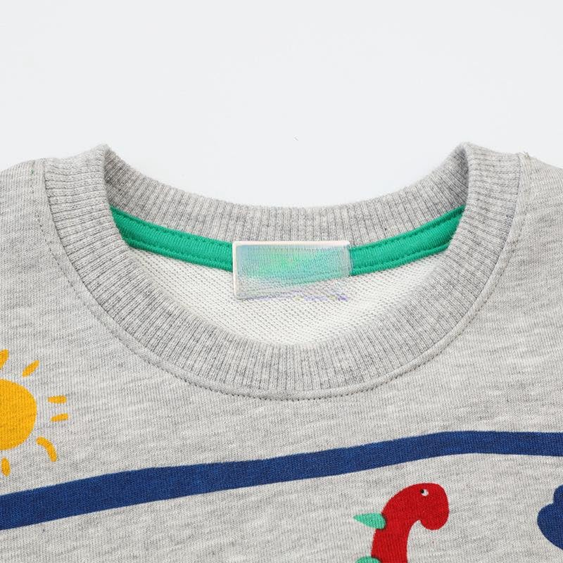 Toddler Boys' Cotton Crewneck Sweater Autumn Long Sleeve Pullover Top4