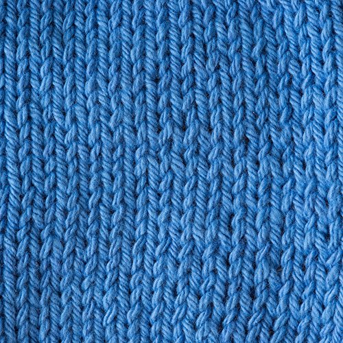 Image of Lily Sugar 'N Cream Super Size Solid Yarn, 4oz, Gauge 4 Medium, 100% Cotton - Blueberry - Machine Wash & Dry