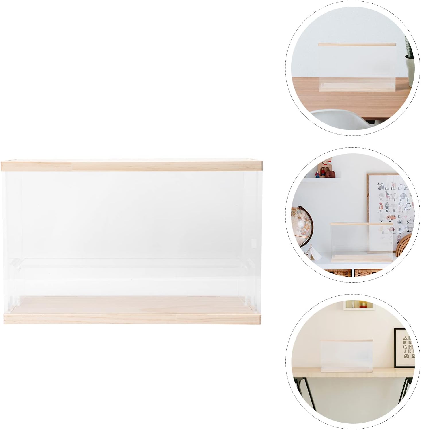 Alipis 1pc Multi-layer Display Stand for Decorative Desktop Organizer Transparent Showcase Rack Easy Use Design for Home Decoration and Storage