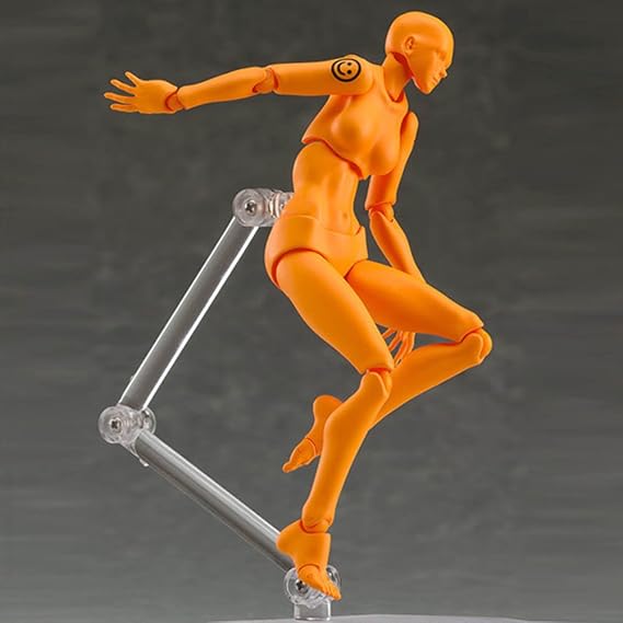 Drawing Body Kun Mannequin,iGREATWALL Painting Action Figures Model Movable Joints Figuarts with Various Gestures,Model Stands,Funny Accessories Kit