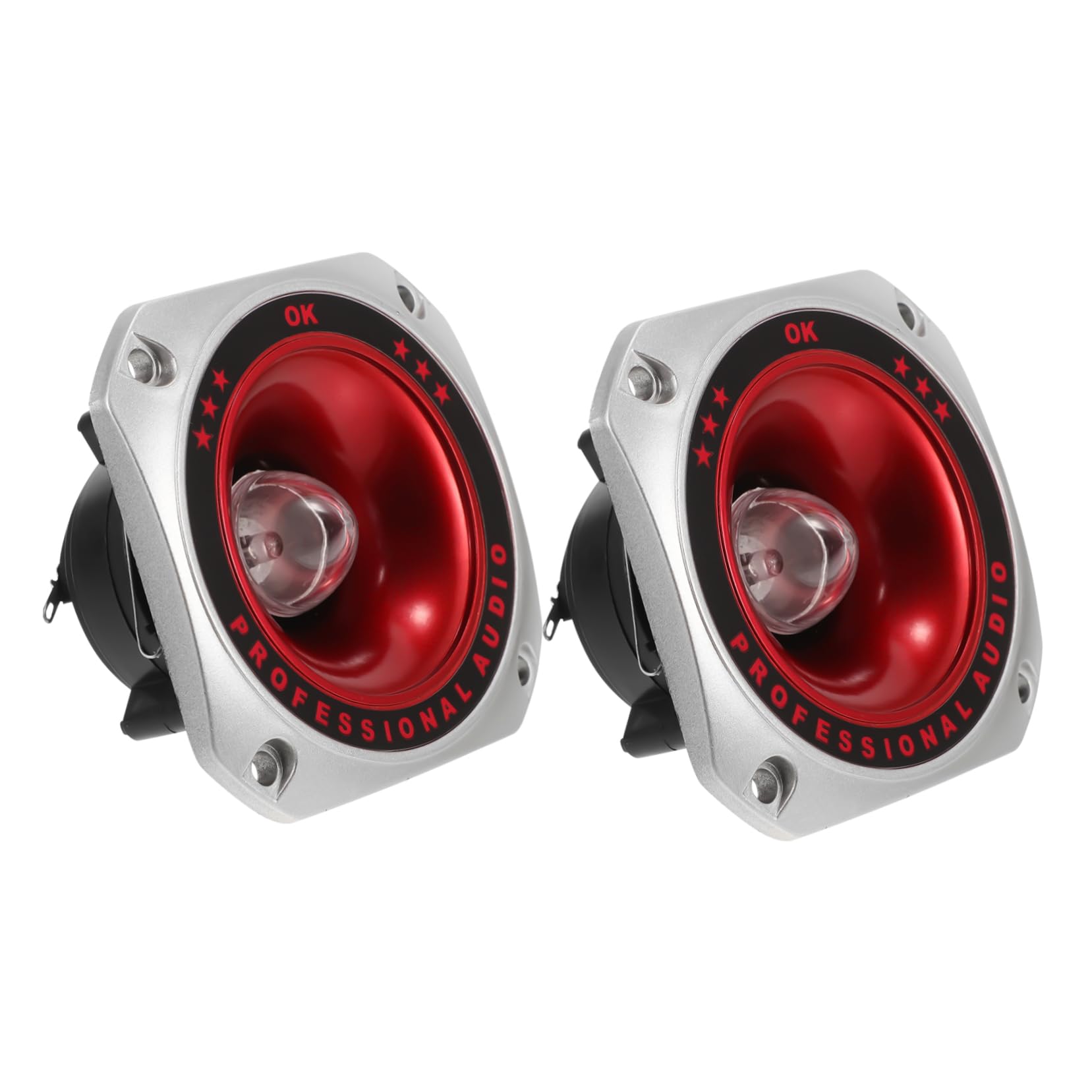 Milisten 2Pcs Outdoor Performance Tweeter Horn Speakers High Fidelity Audio Tweeters for Concerts and Events Stylish Design with Robust Build for Prolonged Usage