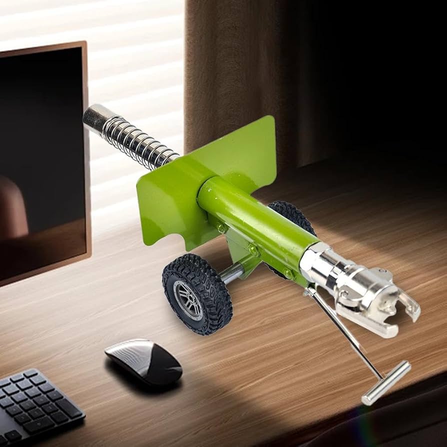 Amazon.co.jp: ミニ大砲モデル、ホイール付き合金大砲モデル、爆竹