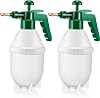 2 Pcs 27 oz Handheld Pump Spray Bottle Garden Spray Bottles Lawn Pressure Hand Pump Sprayer with Adjustable Nozzle for Chemicals Watering Weeds Garden and Car Detailing & Washing Green