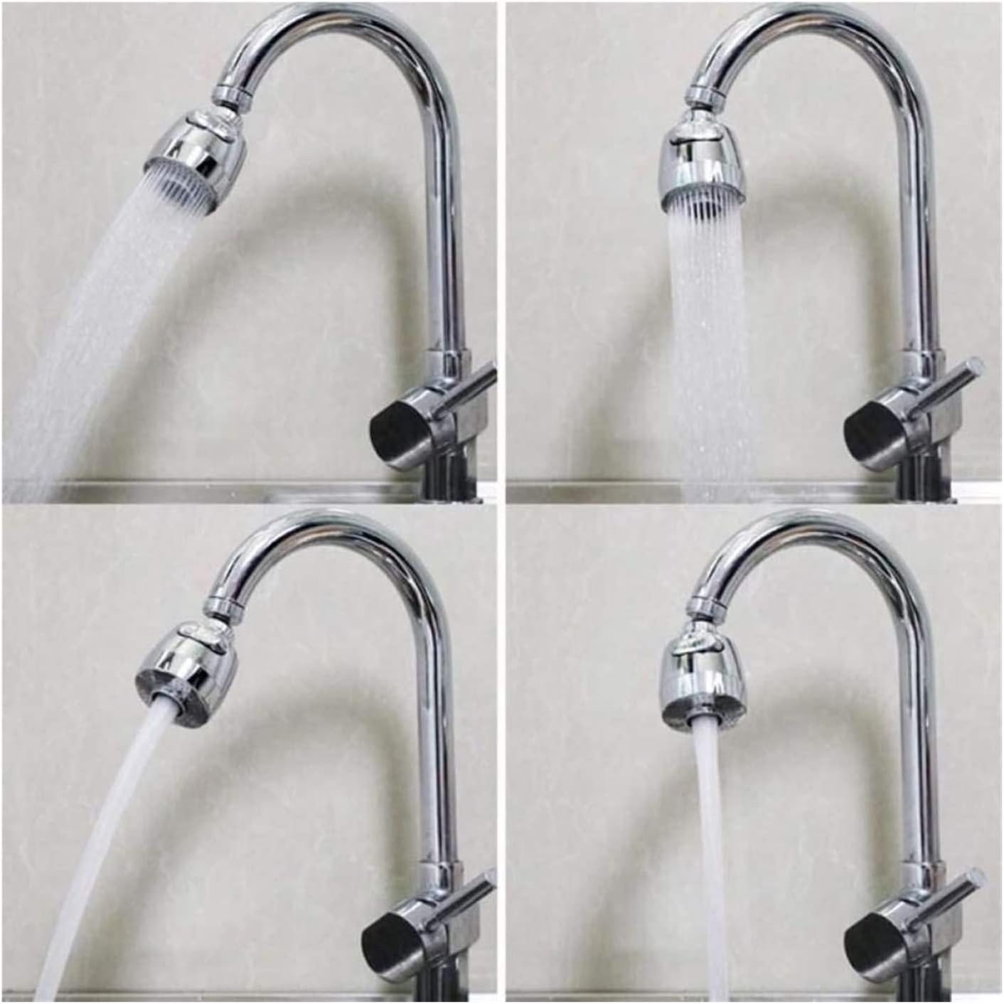 Water Saving Faucet Filter Head 360 Degree Adjustable Faucet Filter (Color : Style a, Size : H)