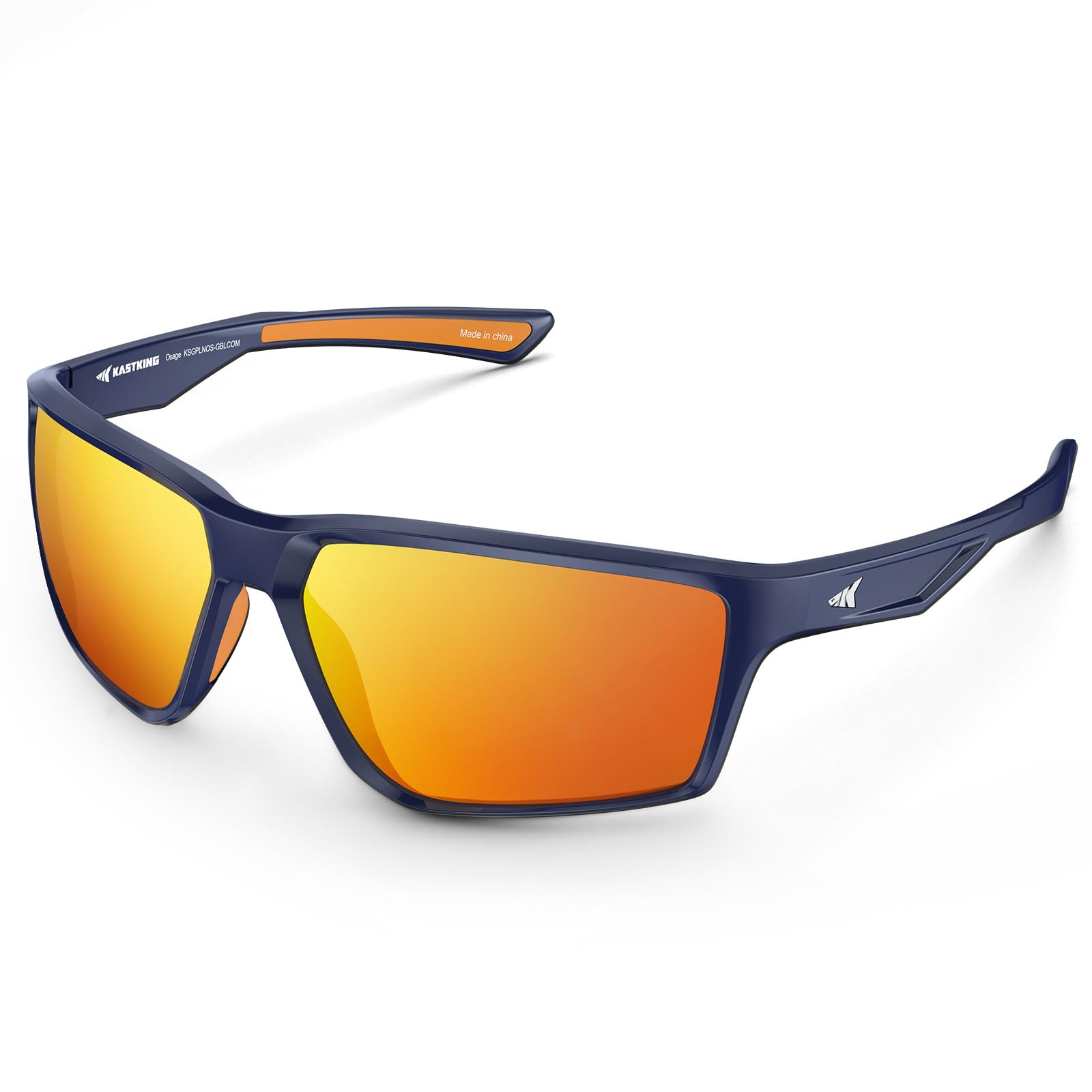 KastKingOsage Polarized Sport Sunglasses for Men and Women, Ideal for Driving Fishing Cycling Running, UV Protection