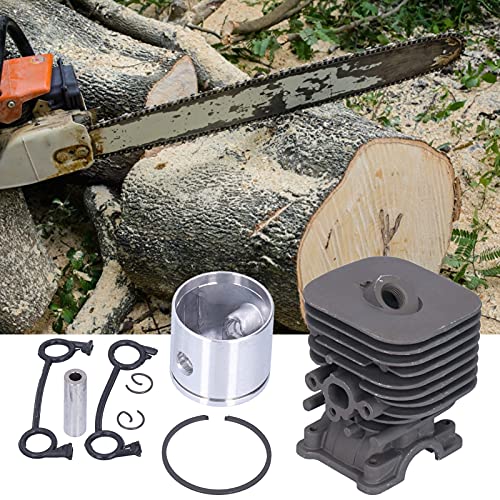 Conjunto de Pistão de Cilindro, Kit de Cilindro de Motosserra Com Eficiência de Alumínio para Jardim