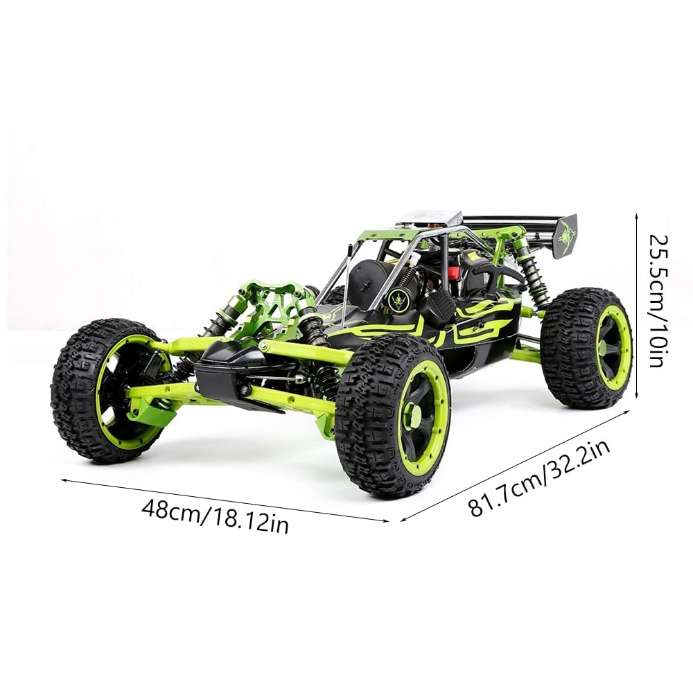 Coche RC De Alta Velocidad, Camión Monstruo RC con Motor De Gas De 36 CC A Escala 1:5, Coche De Carreras para Adultos, Coche De Control Remoto Todoterreno Todoterreno, Vehículo De Escalada