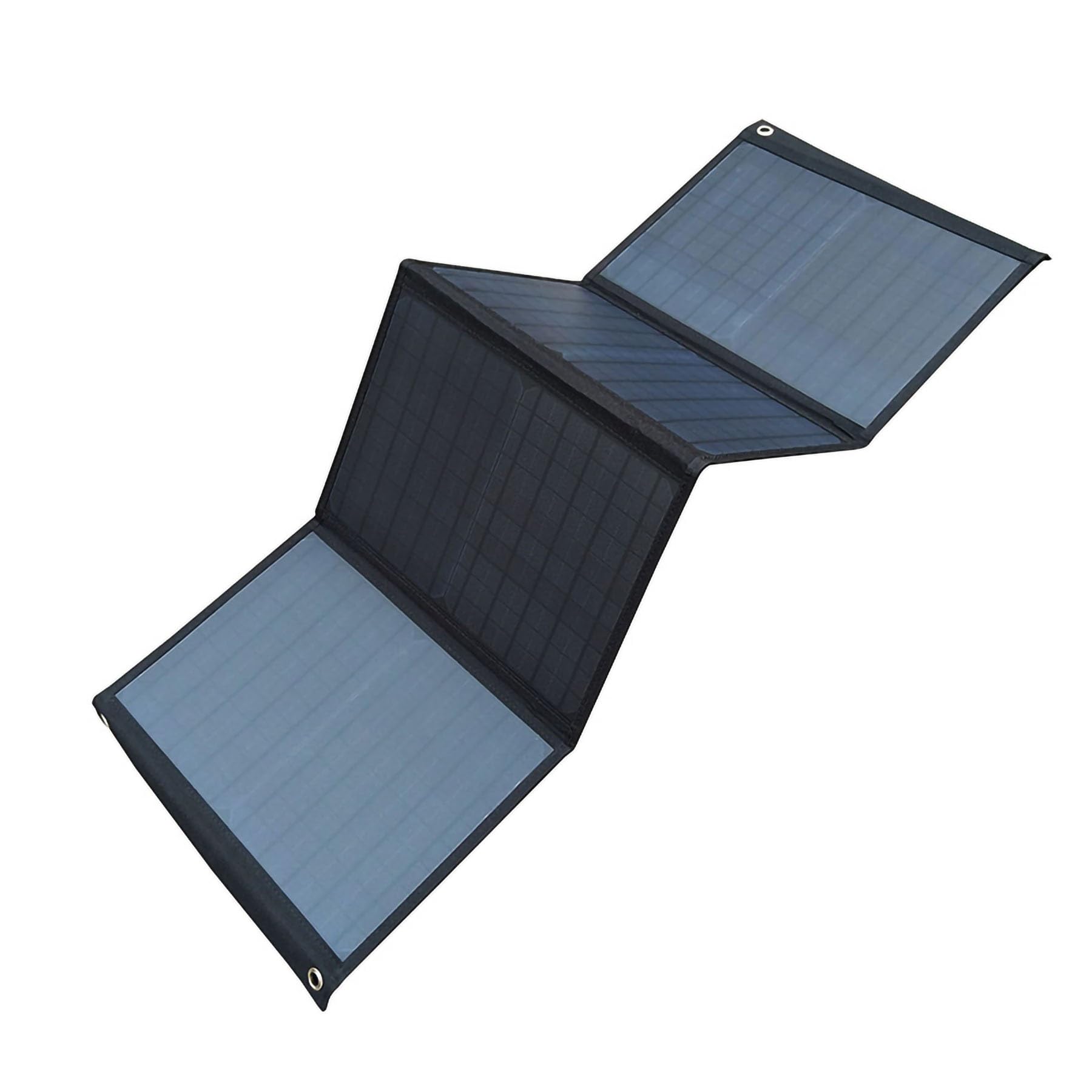 Cargador solar Banco de energía 40W Cargador solar for exteriores plegable for salida CC y USB, carga de teléfono móvil, energía solar 5V/12V Electrodomésticos for caravana, barco, camping, camper