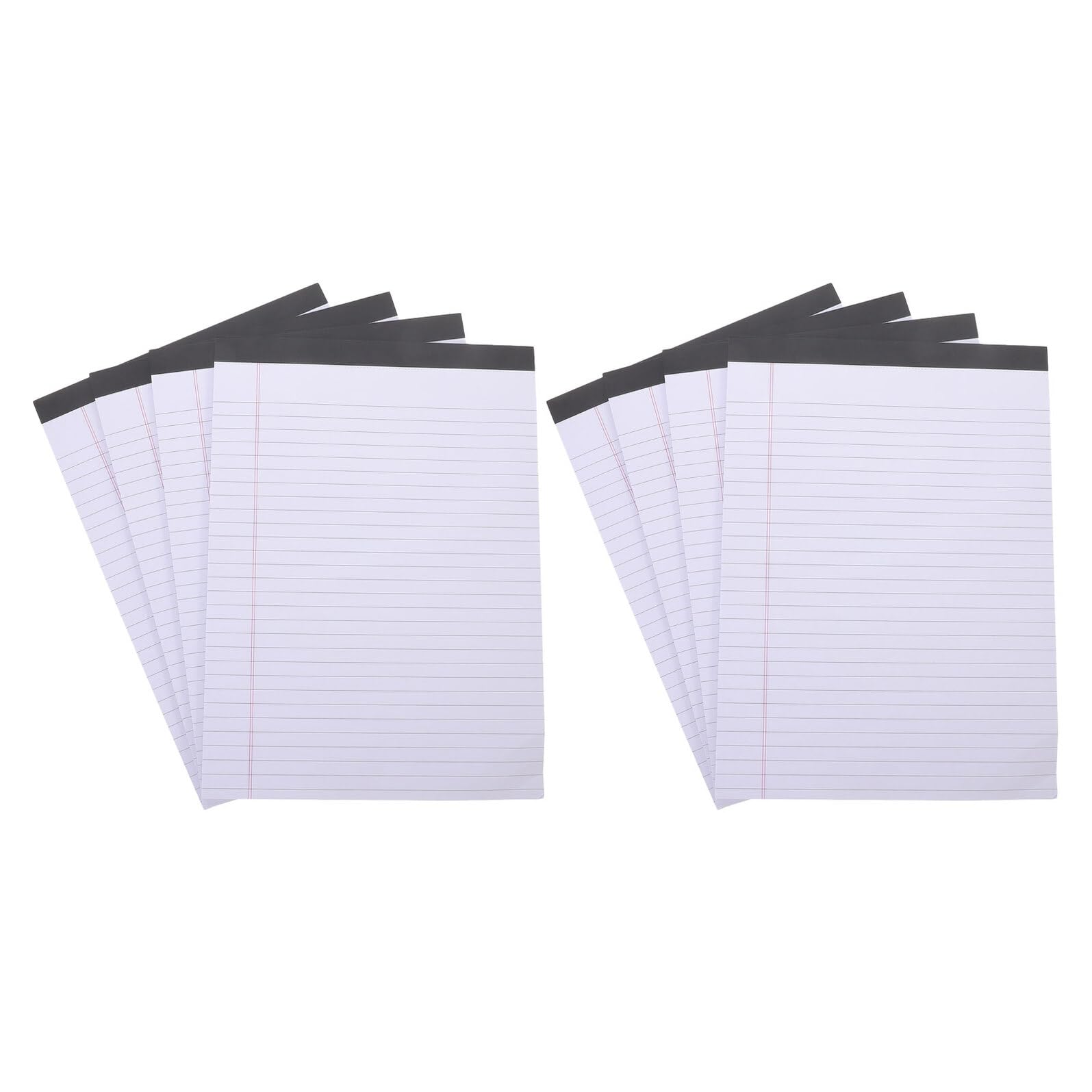 Healeved Blocchi per Appunti Legali a Righe Strappabili A5 Set da 8 Blocchi Note da 400 Fogli Carta da Scrivere Professionale per Avvocati e Uso Ufficio Portatile