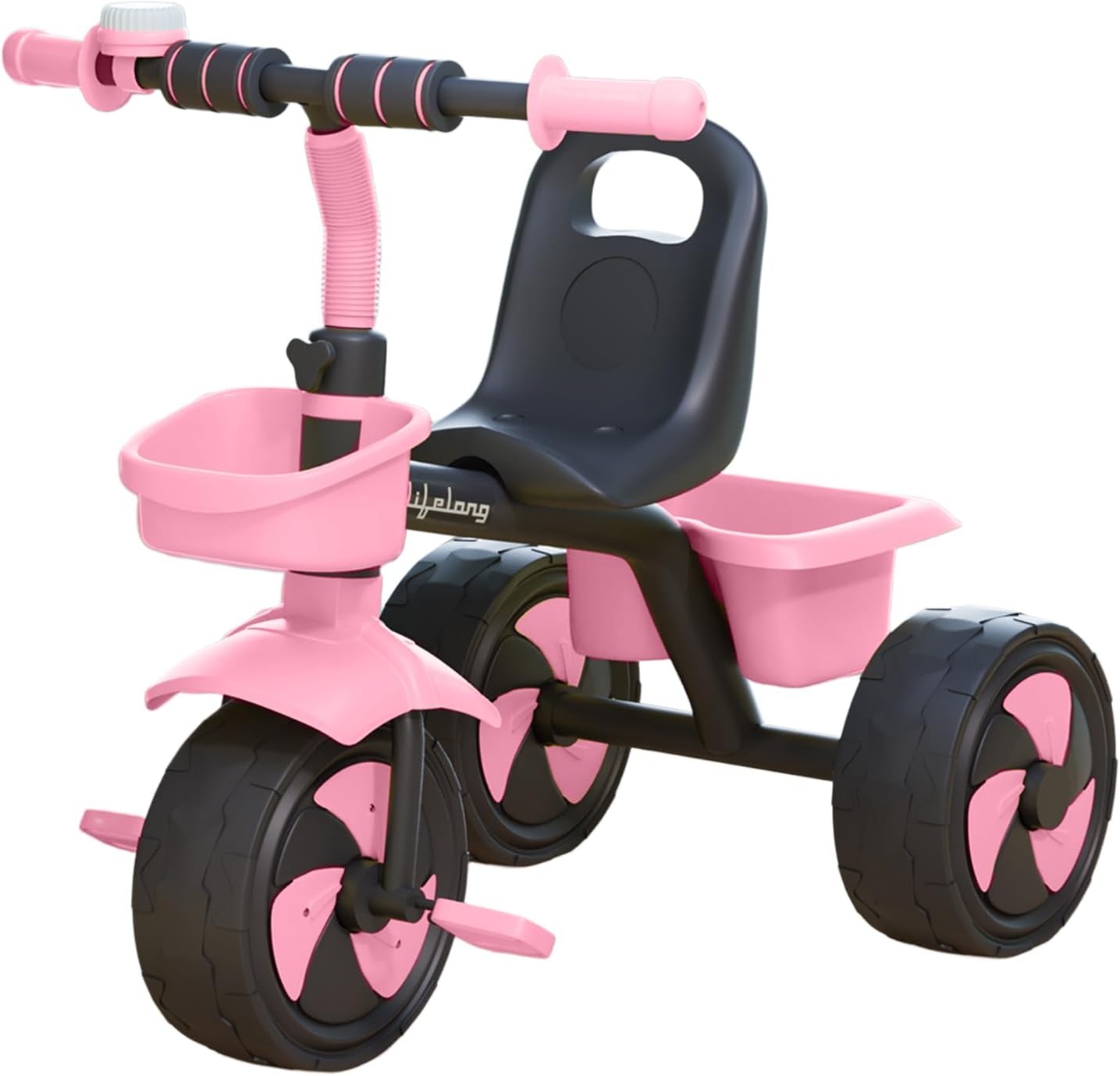 Lifelong Trike Cycle For Kids Cycle 2-5 Years-Tricycles For Boy & Girl-Baby Cycle-Bicycle For Kids-Bike For Kids With 3 Eva Wheels,Bell & Basket For Toys -Durable Tricycle 30Kg Capacity-Multicolor