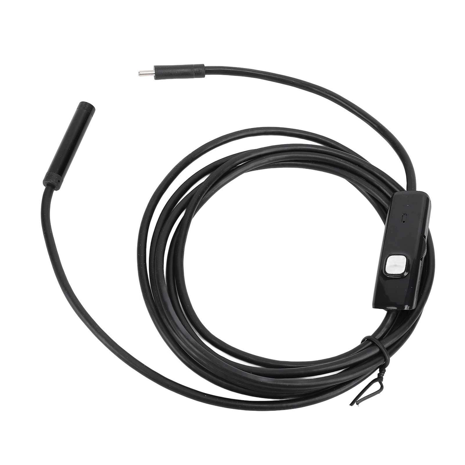 7mm Diameter 2m Cable Industrial Endoscope Camera with Type C, USB, MicroUSB Inspection for Mechanical Internal Structure, Pipeline Blockage