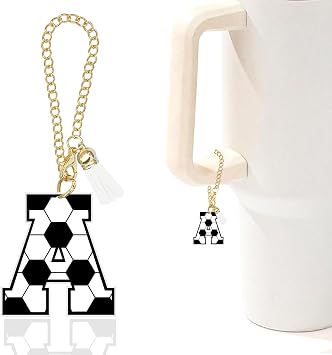 Initial A-Z Water Bottle Letter Charms for Stanley 40oz Tumbler,Personalized Stanley Cup Accessories