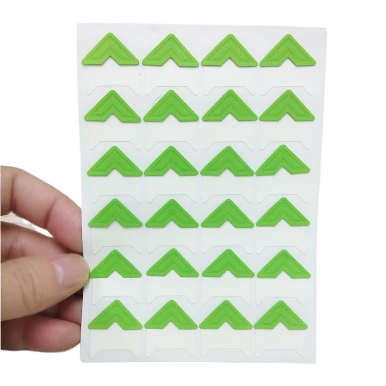 Gwyzax Self Adhesive Photo Corners 10Sheets Corner Stickers DIY Vintage Corner Kraft Paper Stickers Frame Scrapbook Self-Adhesive Photo Frame Corner Sticker(Green)