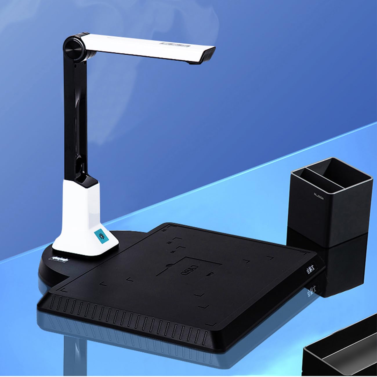 8MP USB Visualiser & Dokumentenkamera für A4 Format Dokumentenscanner, Mehrsprachiger OCR Dokumentenkamerascanner, für Fernunterricht & Lernen