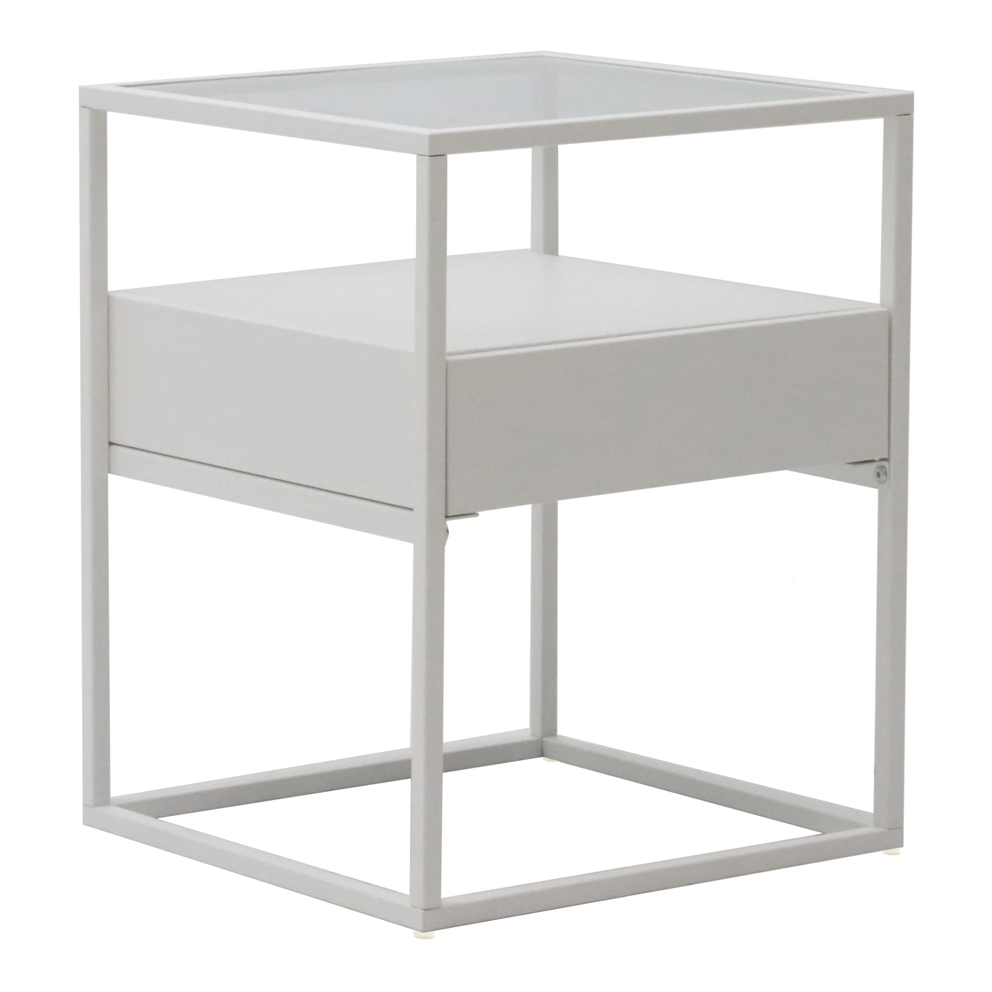 DÉJA Living Bijzettafel Byske - Rond Beige Eco Composiet - 40cm – vtwonen