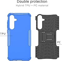 Vista 4 de Funda para Xiaomi Redmi Note 10 Pro 5G, Funda para Xiaomi Poco X3 GT 5G 21061110AG Case 2 en 1 con Kickstand Fundas Funda Verde