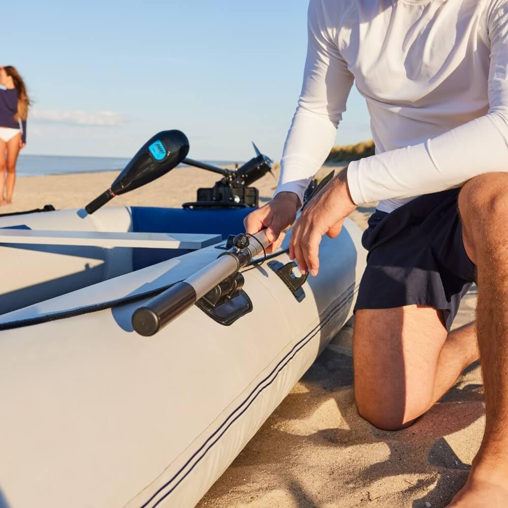 Home Deluxe - Bateau pneumatique Pike - Matériau : PVC résistant - Dériveur, Bateau à Moteur, Bateau à rames - Sélection de Variantes