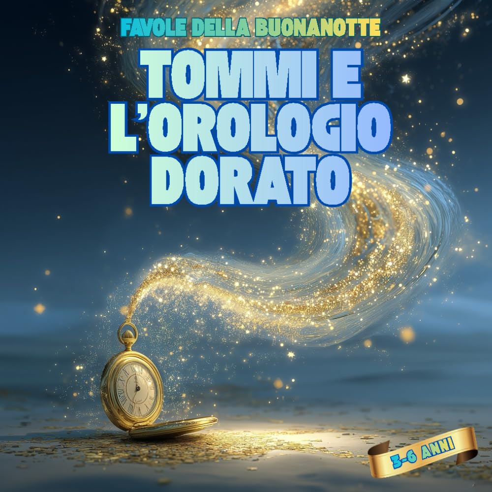 Favole della Buonanotte: Tommi e l’Orologio Dorato – Libro Illustrato per Bambini 3-6 anni, Prime Letture, Dolce Rituale della Nanna, Storia Rilassante, Rafforza il Legame Genitore-Figlio