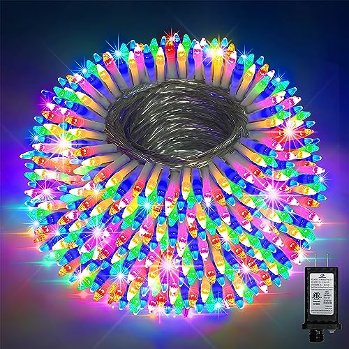 500FT Christmas Lights Outdoor 1400 LED Waterproof Christmas Tree Decorations Lights with 8 Modes Plug in Waterproof Timer Memory Function LED Christmas Lights for Xmas Yard Garden Party (Multicolor) 500FT Christmas Lights Outdoor 1400 LED Waterproof Christmas Tree Decorations Lights with 8 Modes Plug in Waterproof Timer Memory Function LED Christmas Lights for Xmas Yard Garden Party (Multicolor)