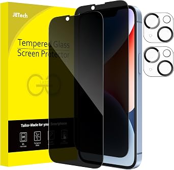 JETech Privacy Screen Protector for iPhone 14 Plus, 2+2 Pack