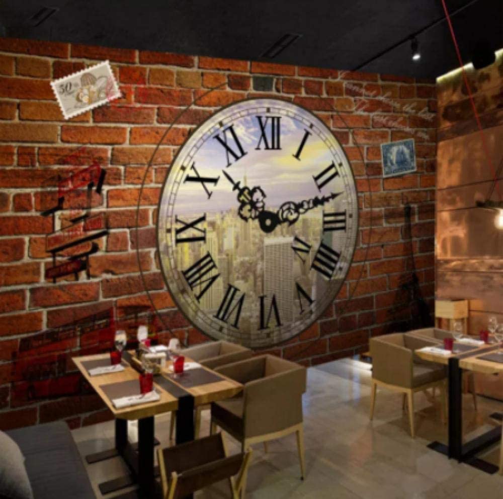 Papel Pintado Mural 3D Reloj De Mano Girando Autoadhesivo Pared Foto Arte Cartel De La Pared Pegatinas Decorativas De Pared Pelar Y Pegar Pegatinas De Fondo De Pared Ex 250 (ancaHtoo) x 175 (aHto) cm