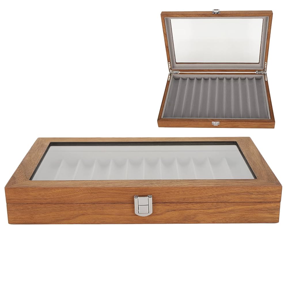 Amazon.co.jp: 木製ペンディスプレイボックス、木製万年筆