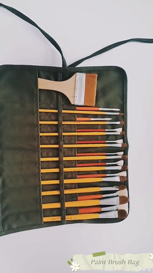 Porta Pinceles Estuche Para Pinceles, Soporte Para Pinceles,Bolsa