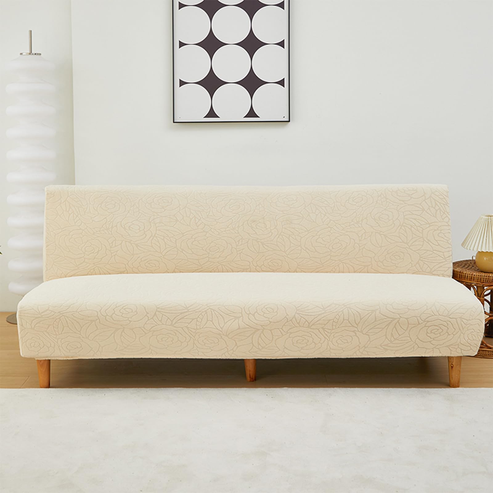 Housse de futon extensible anti-tache pour protéger votre canapé-lit
