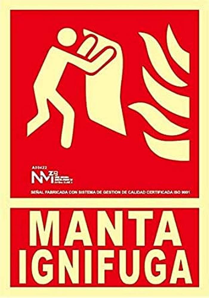 Normaluz RD00122 – Luminiscent Sign Blanket B PVC 0.7 mm 21 x 30 cm with CTE, RIPCI and Suitable for New Legislation