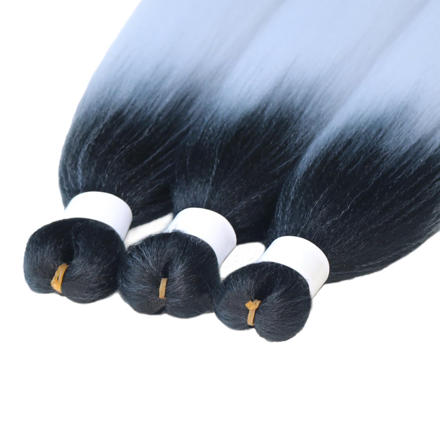 Amazon.com : Zifeiya Ombre Gray Braiding Hair Pre Stretched 