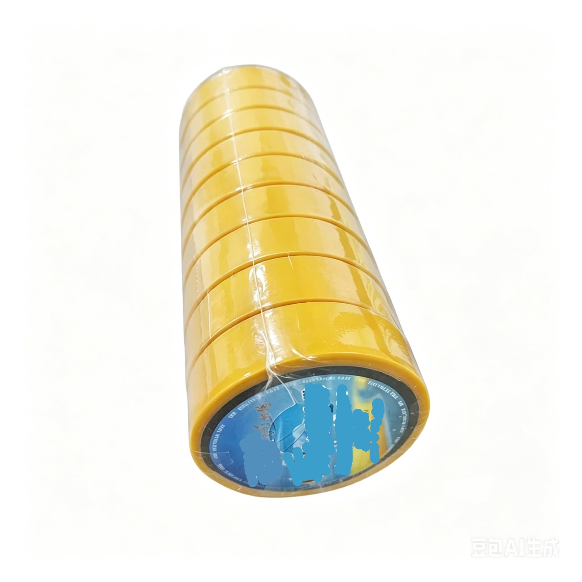 Nastro isolante Il nastro isolante colorato è impermeabile, ignifugo e isolante(Yellow 10Roll)
